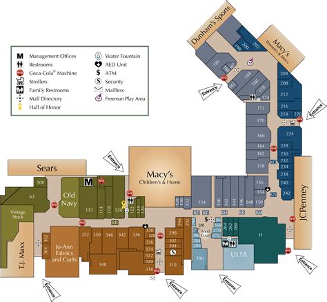 north star mall map.